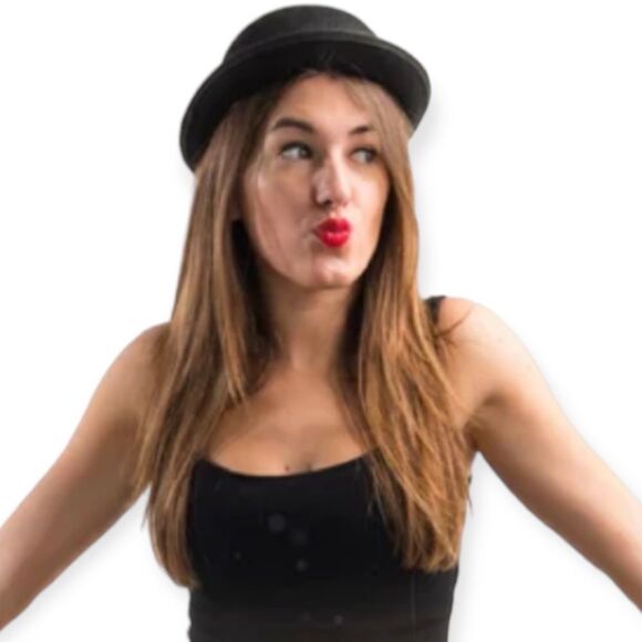 Brown Bowler Bucket Hat -NEW - Picture 2 of 4